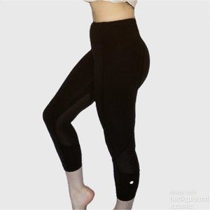 Lululemon Pace Rival Crop Size 2 Black